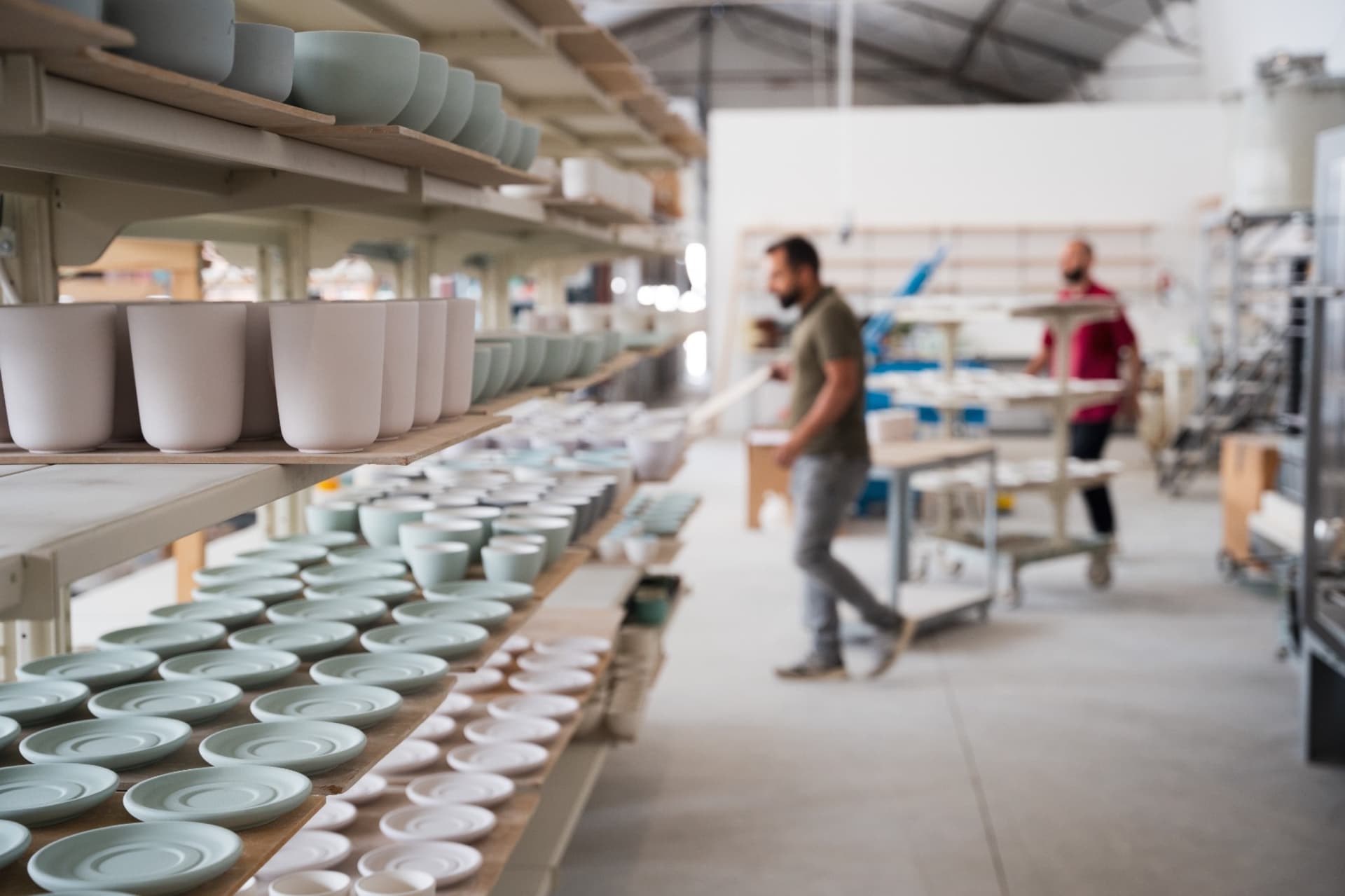 Inside the Logo Cups workshop